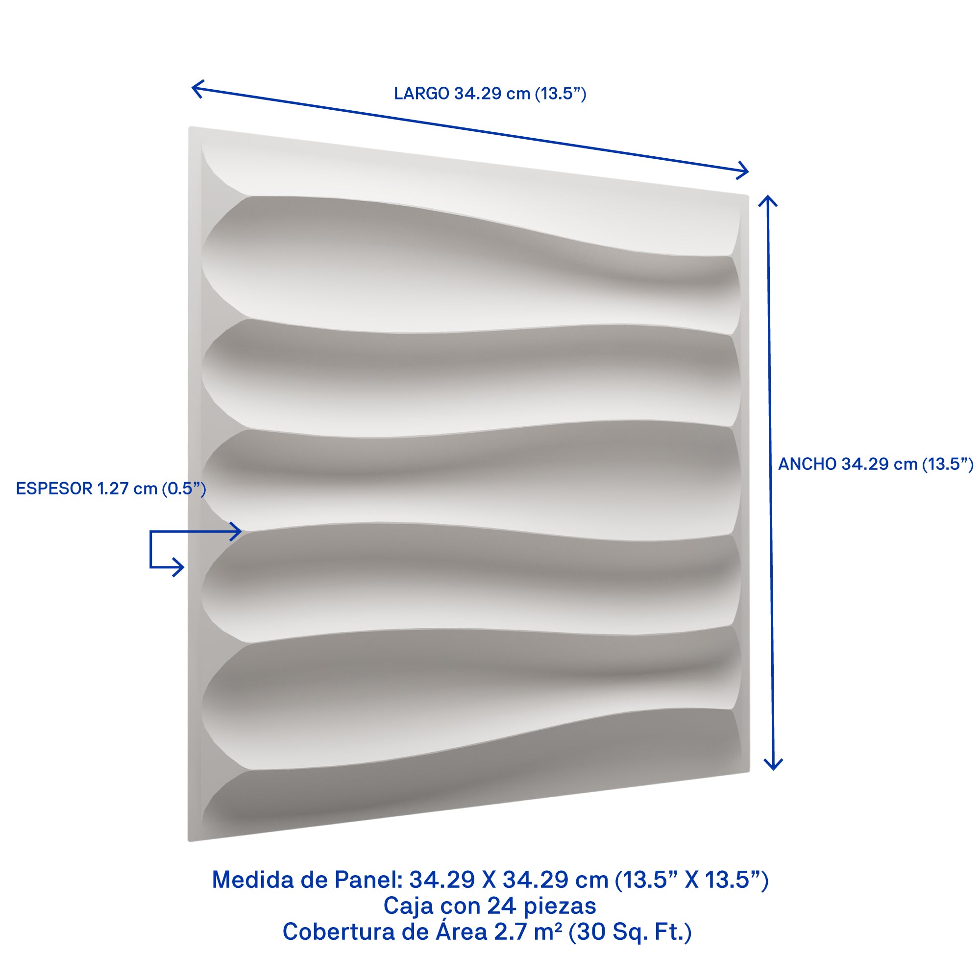 Paneles Decorativos 3D Despega y Pega -  - Horizon – Wallworks